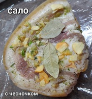 Сало соленое (сухим способом)